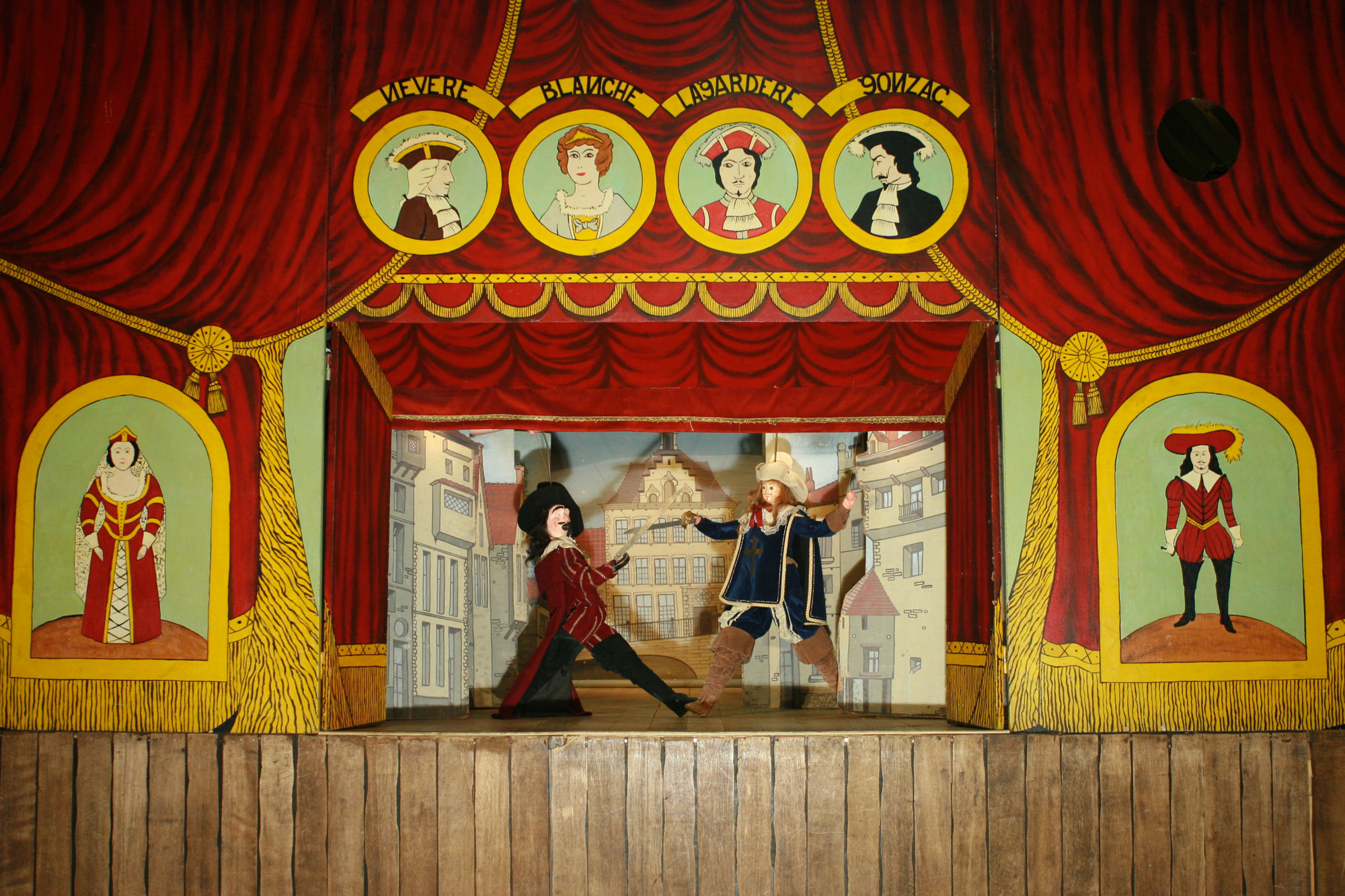 Bannière de présentation du Théâtre Royal de Toone